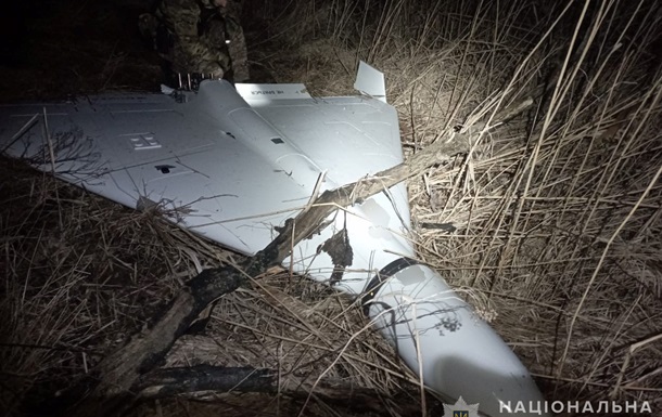 В Днепропетровской области полицейские обнаружили почти целый сбитый Shahed