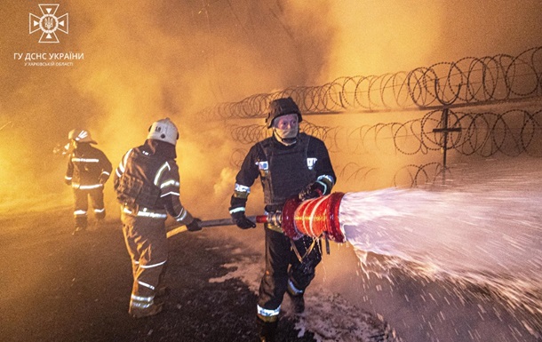 Атака на Харьков: пожар тушили более двух суток