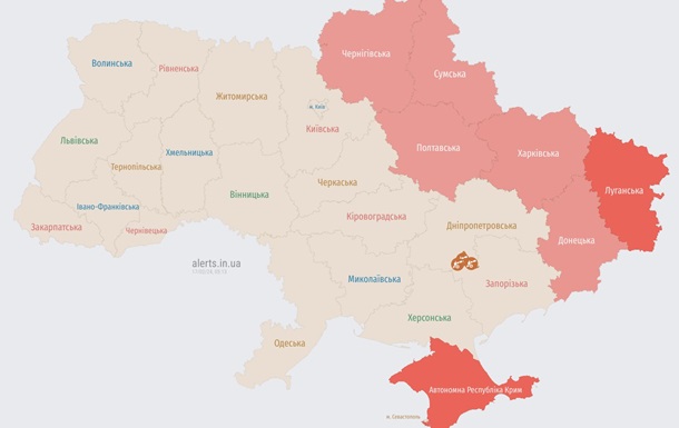 На востоке Украины объявлена воздушная тревога
