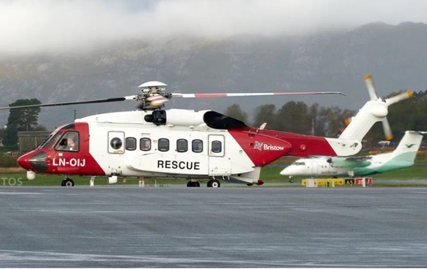 В Норвегии вертолет спасателей упал в океан