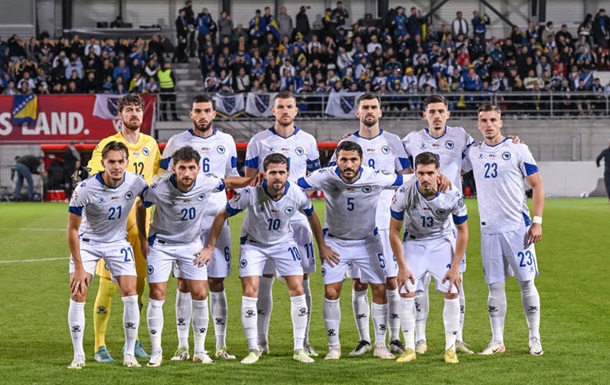 Босния и Герцеговина объявила состав на матч против сборной Украины
