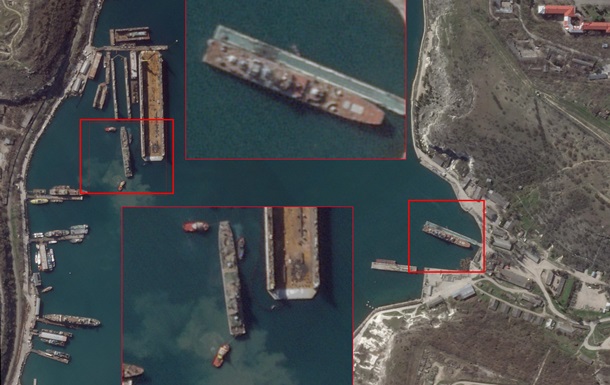Удар по кораблям: появились спутниковые снимки