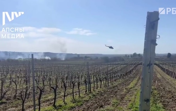 В окупованій Абхазії впав гелікоптер Мі-24