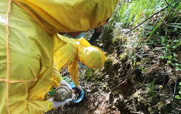 Житель Львова во время прогулки в лесополосе нашел 20 кг ртути