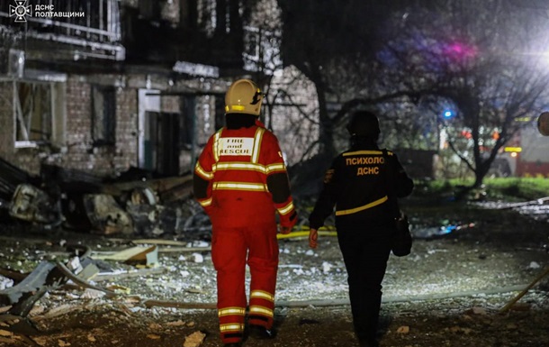 Удар по Полтавщині: кількість постраждалих зросла до 16 людей
