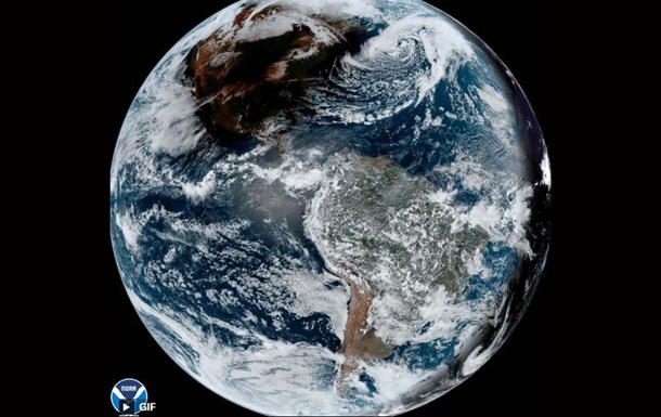 Опубликованы спутниковые снимки солнечного затмения 2024 года