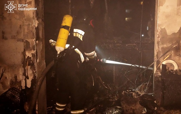 Под Одессой в многоэтажке произошел пожар из-за электросамоката
