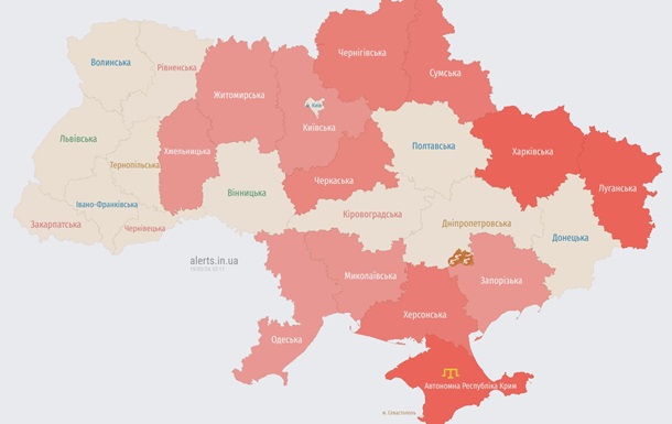 В трех областях Украины раздались взрывы