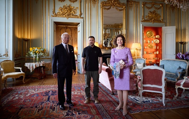 Зеленський зустрівся з королем і королевою Швеції