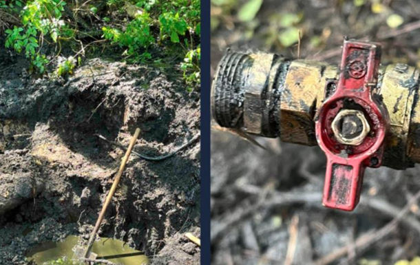 В Черниговской области обнаружили врезку в газопровод