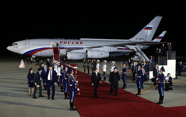 Путін прибув до КНДР 