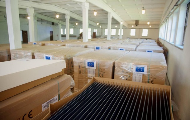 Украина получила солнечные панели для больниц