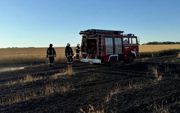 Загарбники вдарили по пшеничному полю на Харківщині