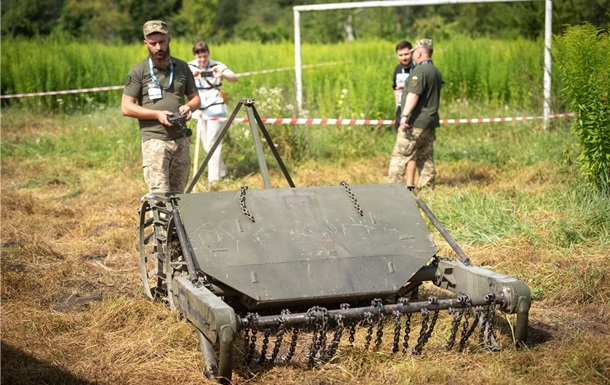 В Украине испытали косилки для минных полей