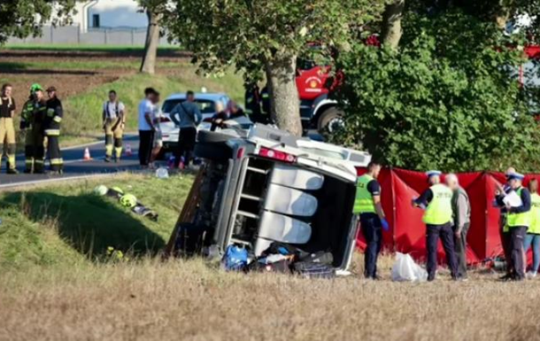 В Польше автобус с футболистами попал в ДТП, есть погибшие