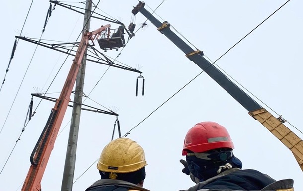 Відключення світла у чотирьох областях - Укренерго