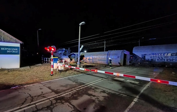 В Польше столкнулись два товарных поезда