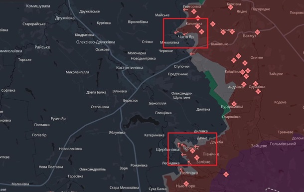 DeepState: РФ продолжает продвигаться на Донбассе