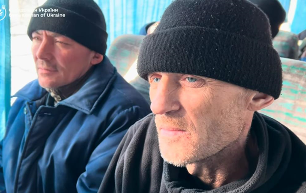 Омбудсмен показал пленных россиян перед обменом