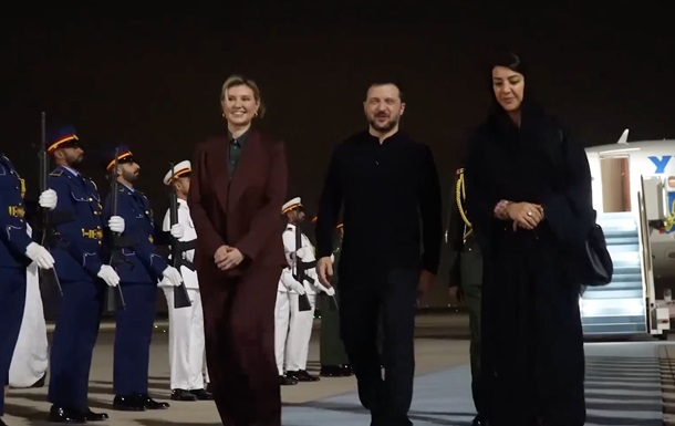 Зеленский начал визит в ОАЭ