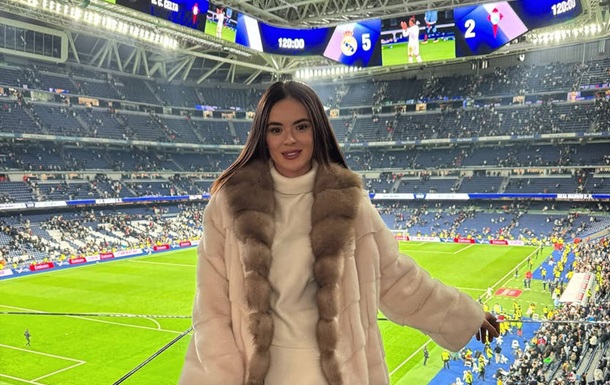 Возлюбленная Лунина показала, как поддерживала Реал в матче против Ман Сити