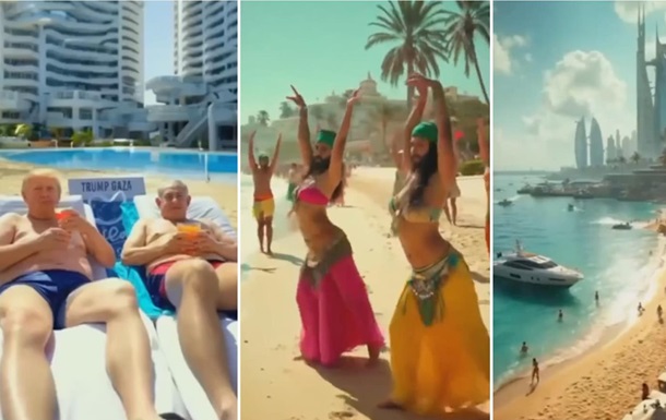 Трамп опубликовал причудливое ИИ-видео будущей Газы