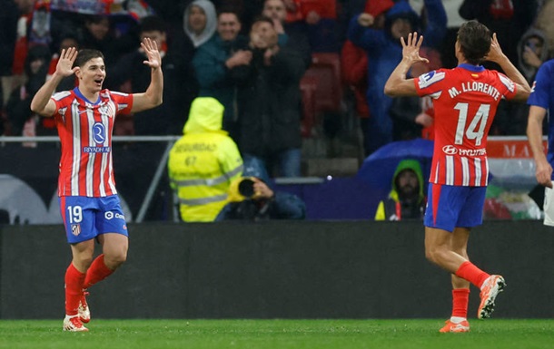 Атлетико минимально обыграл Атлетик