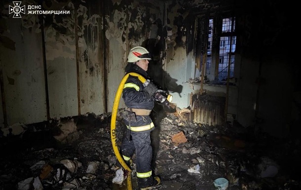 Атака на Житомирщину: появились фото последствий