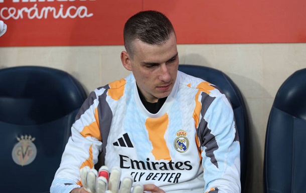 Лунин - вне заявки Реала на ответный матч с Арсеналом