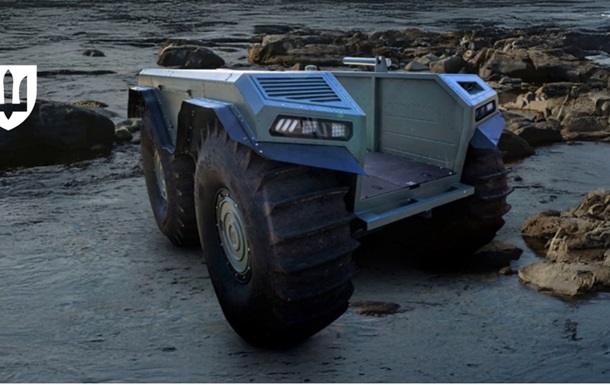 У ЗСУ передали унікальну бронеамфібію UNEX UGV
