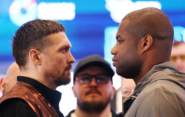 Реванш Усика і Дюбуа розпочався з напруженого поєдинку поглядів