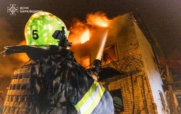 З’явилися фото наслідків атаки на Харків і Дніпро