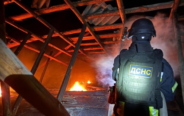 Враг ударил по Черкассам: горит общежитие