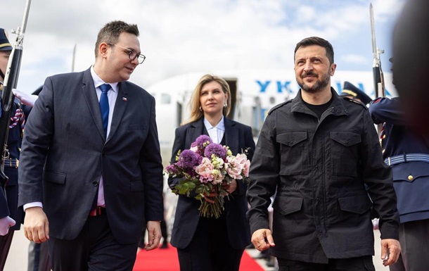 Зеленський прибув з візитом до Чехії