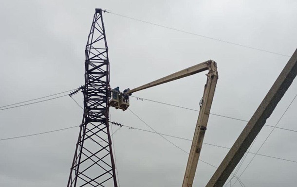 Відключення світла у п яти областях - Укренерго