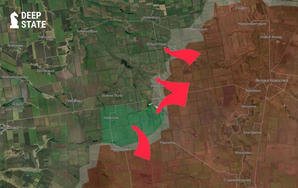 Россияне продвинулись возле Новодаровки - DeepState