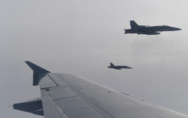 В Финляндии разбился истребитель F-18