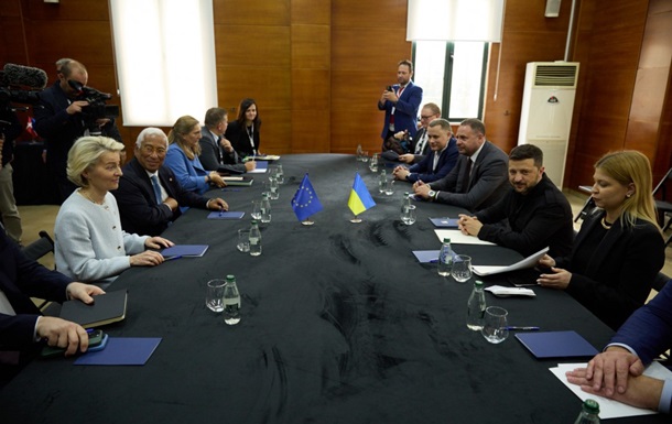Зеленський зустрівся з президентами Євроради та Єврокомісії
