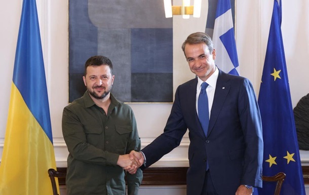 Зеленский провел переговоры с премьером Греции
