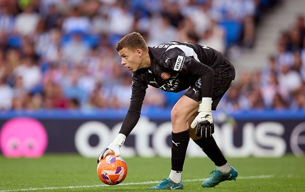 Украинец Крапивцов вновь начнет матч Жироны с первых минут