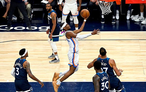 НБА, плей-офф: Оклахома лидирует в серии с Миннесотой