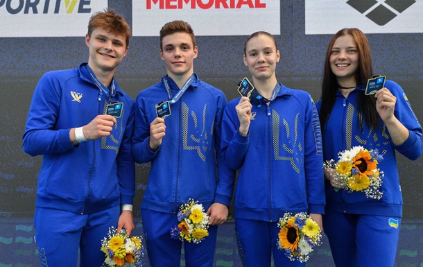 Українські стрибуни у воду перші в медальному заліку чемпіонату Європи-2025