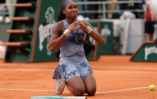Американке Гофф впервые покорился Ролан Гаррос с победой над Сабаленкой