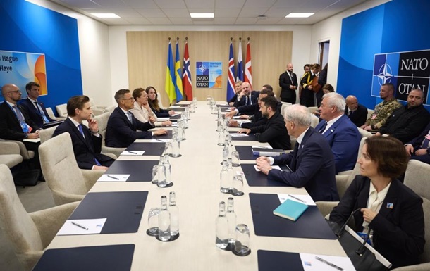 Зеленський зустрівся з лідерами Швеції, Данії, Норвегії та Фінляндії