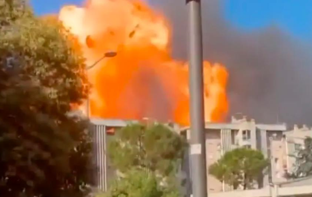 В Риме произошел мощный взрыв на АЗС: есть пострадавшие