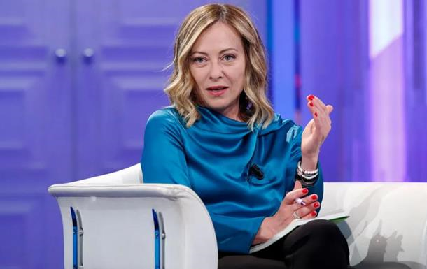 Мелони: США не прекращали поставки оружия Украине