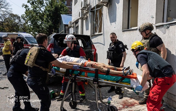 В Харькове почти 70 раненых из-за атак  шахедов 