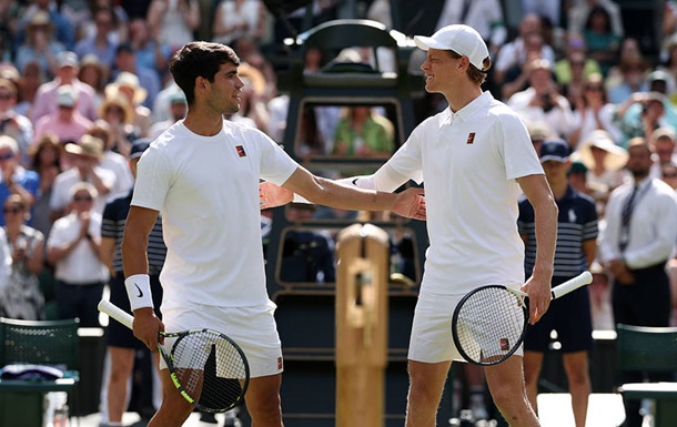 Узявши три сети із чотирьох, Сіннер у фіналі Вімблдону переміг Алькараса