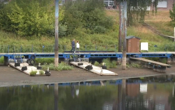 В Германии из-за засухи остановил работу речной порт на Эльбе