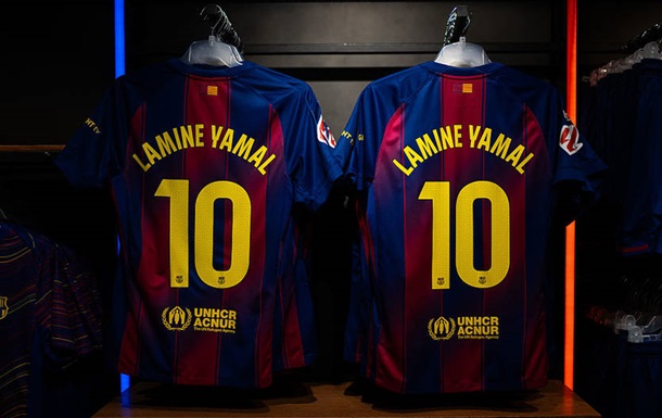 Ямаль теперь  десятка  в Барселоне